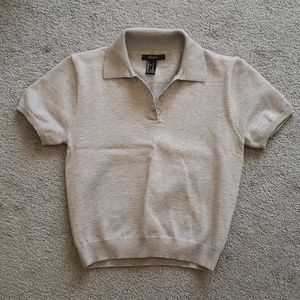 Cropped Collared Tee (never worn)